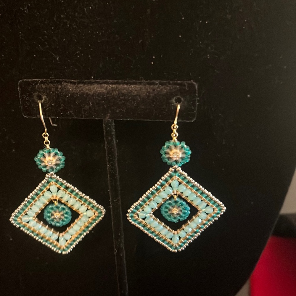 Miguel Ases beaded earrings
